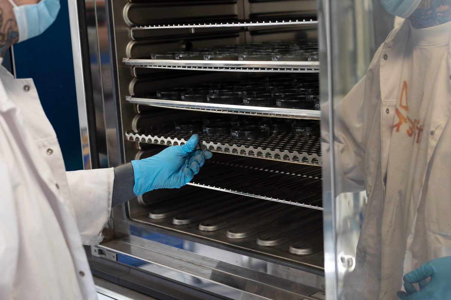Drying oven and sample preparation