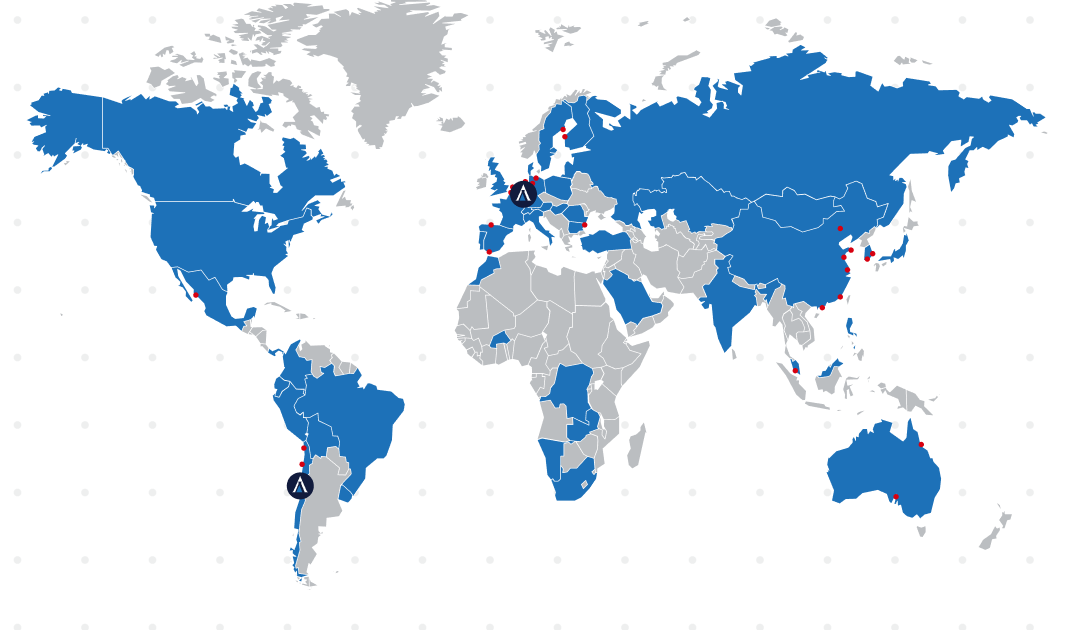 Bachelet global reach — Belgium and Chile